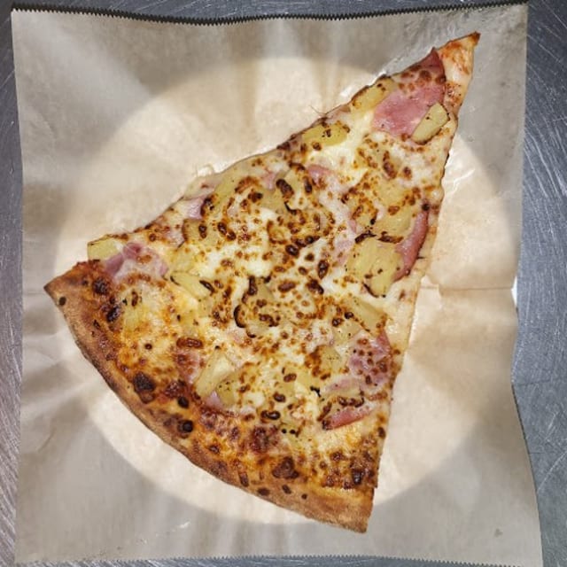 Hawaiian Pizza Slice.