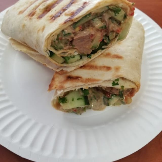 Lamb Shawarma Wrap.