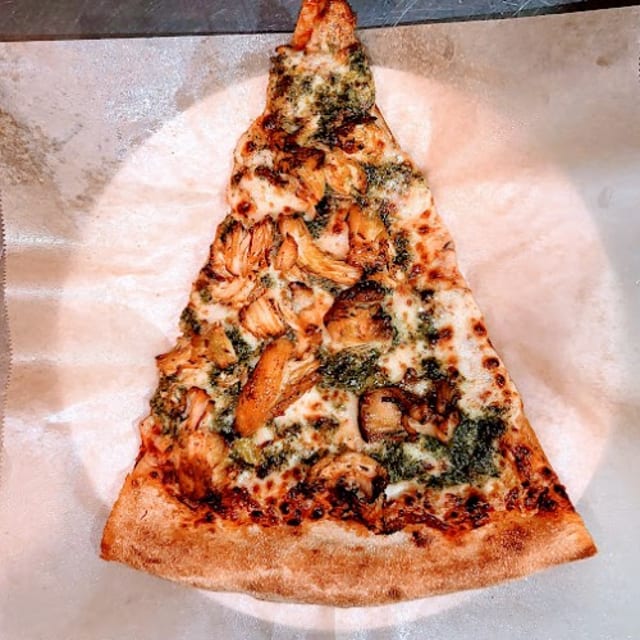 Pesto Pizza Slice.