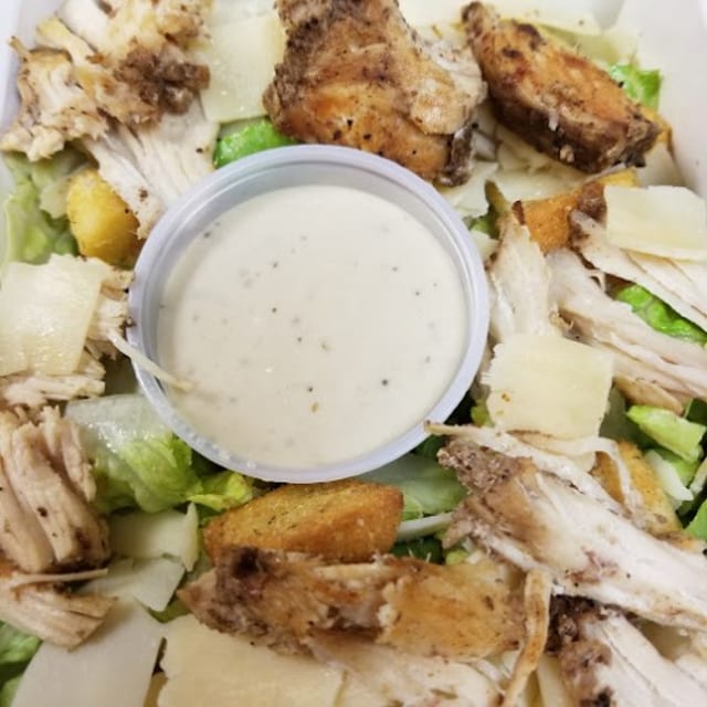 Chicken Caesar Salad.
