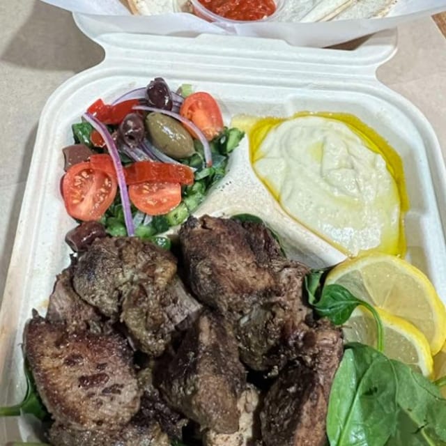 Lamb Combo Platter.