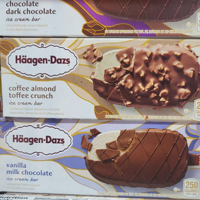 Haagen Dazs Bars.